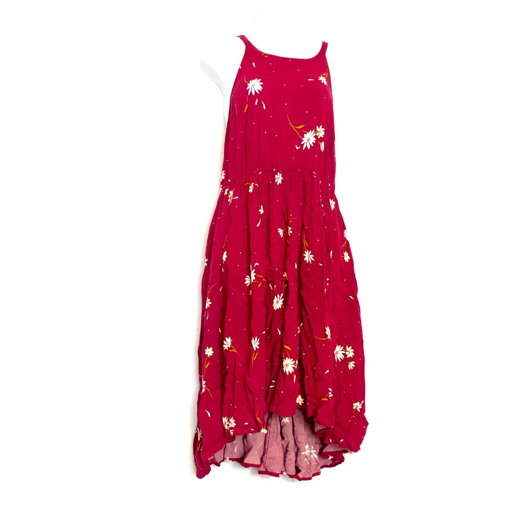 Torrid Boho Halter Sleeveless Dress. Maroon. Size 2. Classy